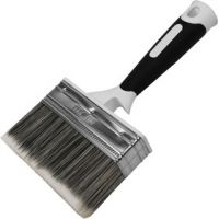 Кисть DECOR black white premium 100x25 мм, серебристая щетина, двухкомпонентная ручка 860-105