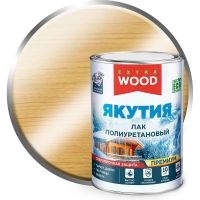 Лак полиуретановый сверхпрочный "ЯКУТИЯ" 0,9 Л  "WOOD EXTRA" 282486