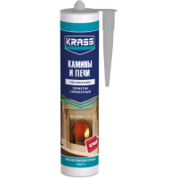 Герметик для печей и каминов KRASS 1500Сº 300мл черный  8311263