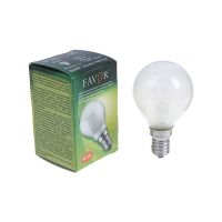 Лампа шар матовая E14/60Вт ДШМТ Favor