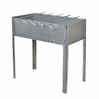 Мангал 500*300*350 сборный + 5 шампуров 872074