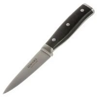 Нож кухонный Daniks Black для овощей сталь, 9см, рукоятка пластик, YW-A325-РА