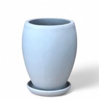 Горшок Эллипс низкий бетон d35*h50см U2215