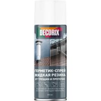 Герметик-спрей жидкая резина DECORIX 520мл белый  0126-03