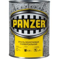 Эмаль PANZER универсальная молотковая золотистая 0,8л  219786