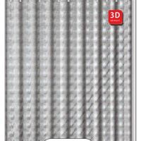 Штора для ванной комнаты 180*200 PEVA 3D ЭФФЕКТ A8754  "FASHUN"
