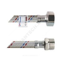 Подводка гибкая для воды М1/2"-Н1/2" нерж 0,5м AQUALINE 01428