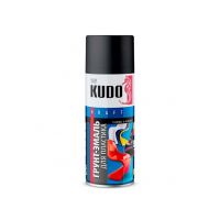 Грунт-эмаль для пластика KUDO KU-9005 520мл черная  23752