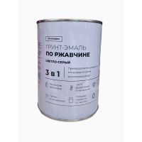 Грунт-эмаль по ржавчине 3 в 1 ГРУНТОВИЧ быстросохнущая, 1.8 кг, светло-серый