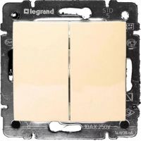 Выкл.2кл крем. Legrand Valena 774305 /33821