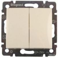 Переключатель 2кл крем. Legrand Valena  774308/38314/07261