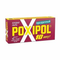 Клей POXIPOL прозрачный 14мл красная этик.