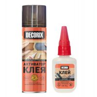 Клей аэрозольный DECORIX двухкомпонентный, 270+50г 0151-02DX