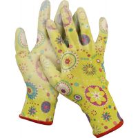 Перчатки GRINDA COMFORT садовые зелёные L,M,S,XL  11290