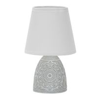Светильник настольный декоративный под лампу Е14, 40W UML-B301 E14 LIGHT GREY  10751