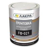 Грунт ЛАКРА ГФ-021 серый 2,5кг
