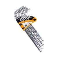 Набор ключей TORX T10-T50 9 шт Г-образные, CrV, для авто и велосипеда RAGE 303141