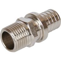 Переходник с наружной резьбой никелированный STOUT 20x2,0 1/2  SFA-0001-200212