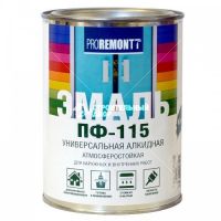 Эмаль ПФ-115 PROREMONT черная 0,5л