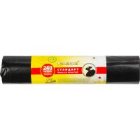 Мешки для мусора 240л 10шт ПВД Ромашка Стандарт  ВР-0073Н