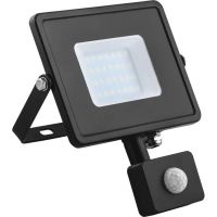 Прожектор светодиодный FERON c датчиком движения 30W IP44 6400K LL-907  469495/ 29557