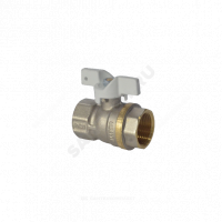 Кран шаровой латунь1102 STANDARD ДУ 15 РУ40  полнопр. бабочка AQUASFERA 1102-01 107-5142