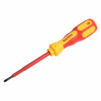 Отвертка диэлектрическая REXANT SL3*75мм  12-4711/ 435595