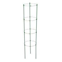 Кустодержатель, 4 кольца, d=26.5 см, h=120 см, металл, зелёный, Greengo 1214856