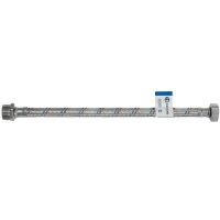 Подводка гибкая для воды М1/2"-Н1/2" нерж 0,3м AQUALINE 04816/  018-2306