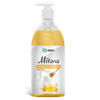 Крем-мыло MILANA жидкое (молоко и мед) 1,0л GRASS 49821/ 126101