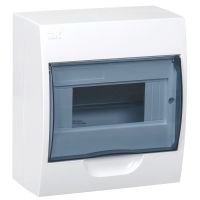Корпус навесной ЩРН-П-8 Krepta 3 пластик бел. IEK IP41 МКР12-N-08-40-20  67753