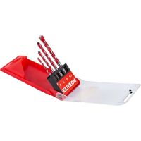 Набор сверл ELITECH Multi Construction универсальных ø4,6,8,10  1820.172000/ 205077