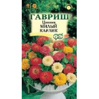 Семена Гавриш Цинния изящная Милый карлик 0,5г смесь
