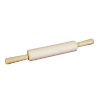 Скалка с крутящейся ручкой деревянная большая 45*5см  4116/ MC-2-48