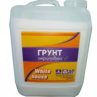 Грунт акриловый "White House"для наружних и внутренних работ 10кг