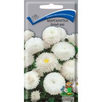 Семена Поиск Маргаритка Белый шар 0,05г