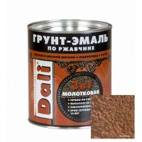 Грунт-эмаль по ржавчине DALI 3в1 2л молотковая бронзовая