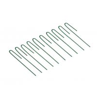 Колышек универсальный, h20 см, ножка d0.3 см, набор 10 шт., зелёный 4191904