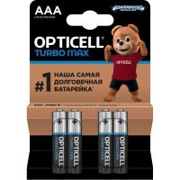 Элемент питания Opticell Turbo max LR03 алкалиновый AAA  4шт 2024302 /6053004