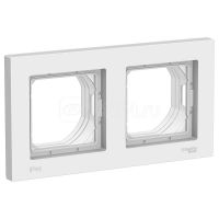 Рамка 2-постовая  белая ATLAS DESIGN AQUA IP44 ATN440102