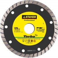 Диск отрезной алмазный STAYER сегм. 22,2*125мм  3662-125_z01