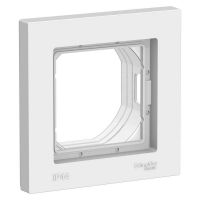 Рамка 1-постовая  белая ATLAS DESIGN AQUA IP44 ATN440101