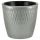 Кашпо со вставкой КЕРАМА 8,5л серый 662746