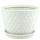 Горшок ГРАНИ белый 21см  241