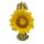 Зажим декоративн.ЦВЕТОК 7см желтый 2шт.  10011549