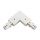 135008 NT18 015 Соединитель белый с токопроводом L-образный