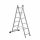 Лестница-стремянка 2-х секционн. 2х6  1,67/2,52