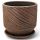 Горшок Безе орех цилиндр  18см 35-109