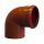 Отвод Дн110х87° коричневый ПП ПОЛИТЭК
