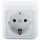 ОЛИМП Розетка 1м. с/з белая 16А о/у  19037 ОЛИМП Розетка 1м. с/з белая 16А о/у  19037